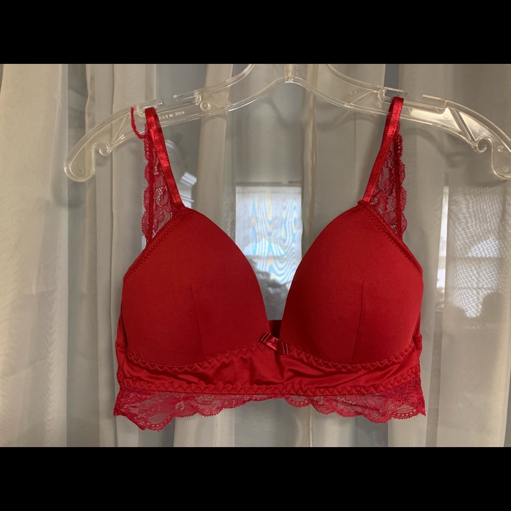 Lightly lined bra